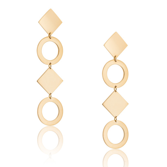 SKP.230087_Doro_Geometric Elegance Gold Earrings
