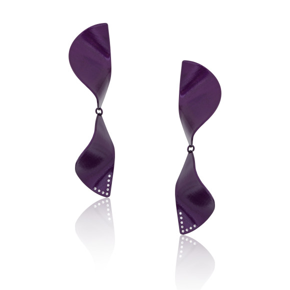 Twisted Titanium Diamond Earrings_A.ER.MT0007_Kessaris-jewels-2083