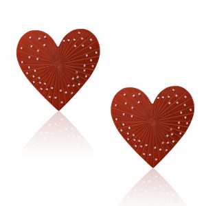 A.ER.AP0016_RED_Anastasia Kessaris_Love Red Titanium Diamond Earrings