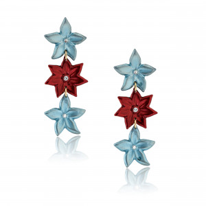 Anastasia Kessaris Sea Life Diamond Dangle Earrings