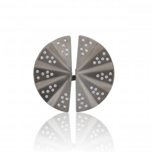 A.RG.MT0060_RH_Anastasia Kessaris_Double Geisha Titanium Diamond Ring