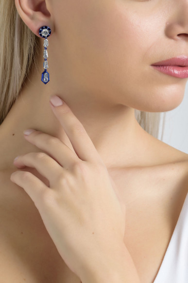 SKE.181377_Anastasia Kessaris_Brilliant and Kite Cut Diamond Earrings