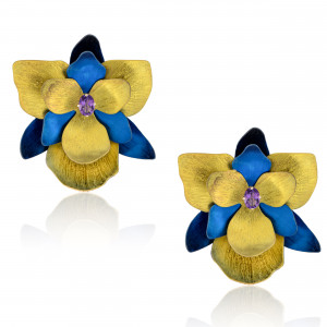 E.ER.FL0214_23_55_Anastasia Kessaris_Dahlia Bouquet Earrings